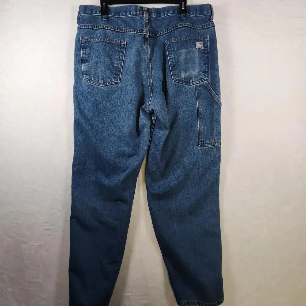 Tyndale‎ FRMC Work Blue Denim Jeans Size 40x30 Flame Resistant